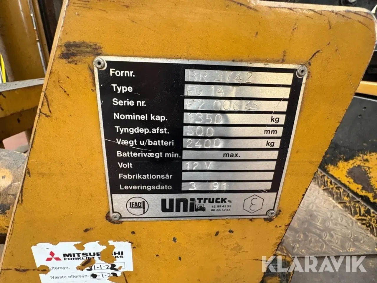 Billede 5 - Truck Mitsubishi FG 14 T