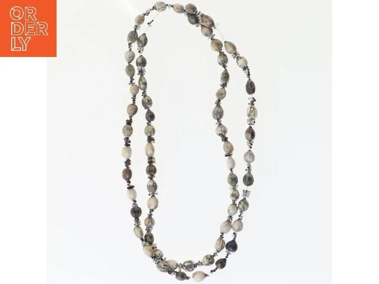 Billede 1 - Halskæde med perler (str. 80 cm)