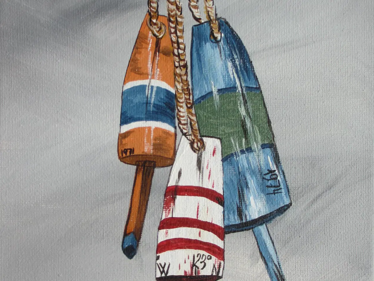 Billede 1 - ACRYL-MALERI nr. 2