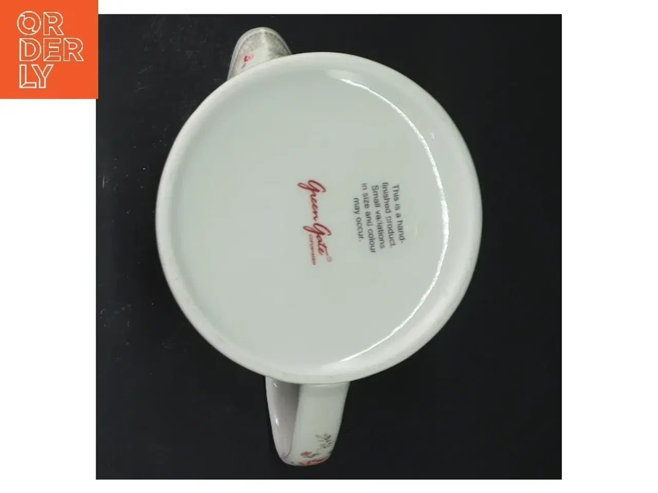 Billede 3 - Porcelænskande med blomster fra Greengate (str. 12 cm)