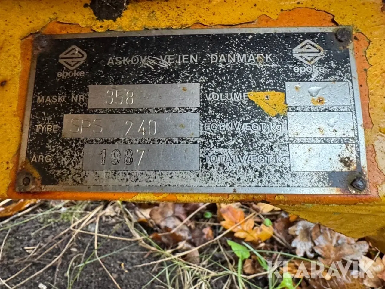 Billede 5 - Sneplov Epoke Sps240