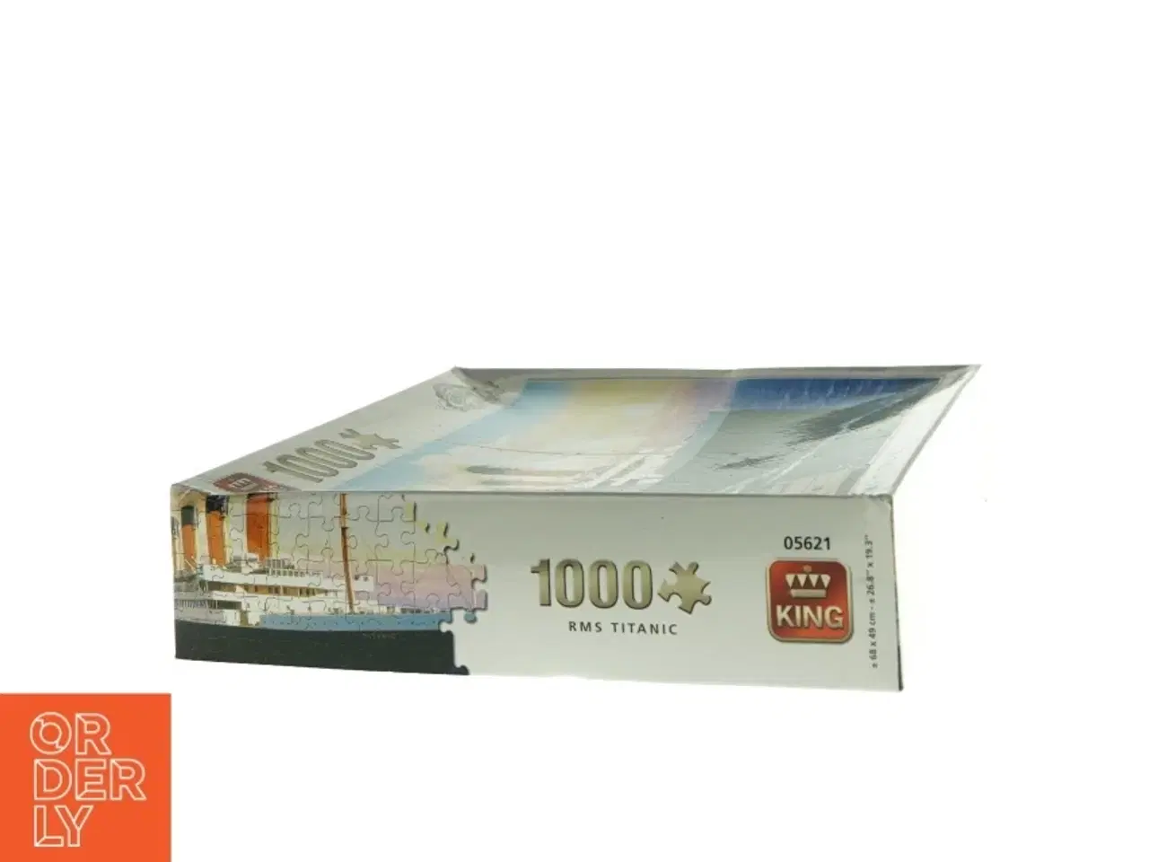Billede 3 - Puslespil af titanic med 1000 brikker fra King (str. 28 x 24 x 6 cm)