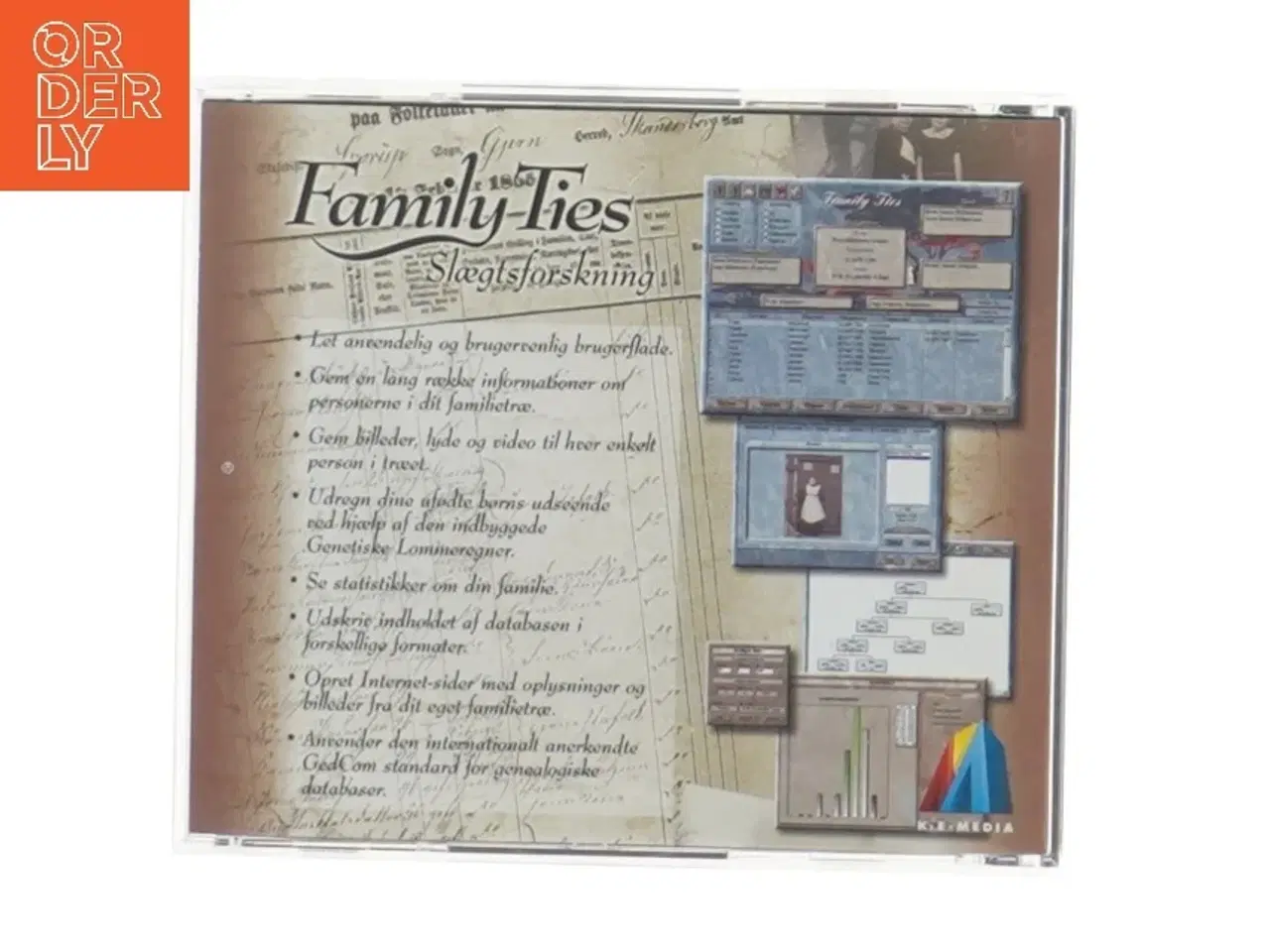 Billede 3 - CD-rom Family Ties Slægtsforskning