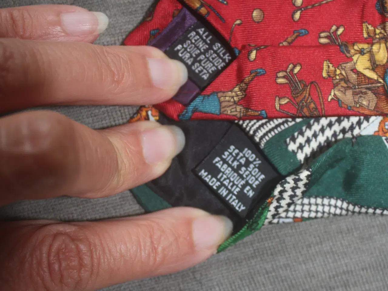 Billede 5 - Vintage Hugo Boss golf silke slips 