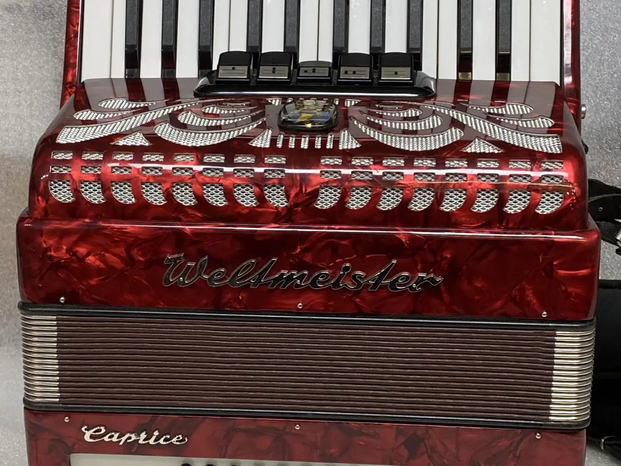 Billede 12 - Weltmeister Caprice tangent-harmonika – vinrød – 5