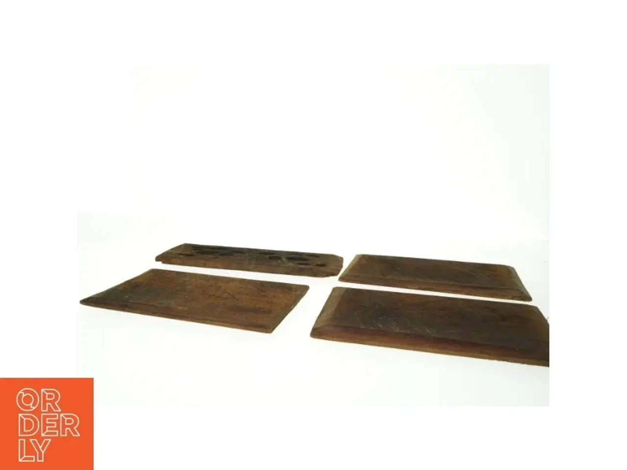 Billede 4 - Træplader med udskæringer (str. 29 x 18 cm 35 x 12 cm)