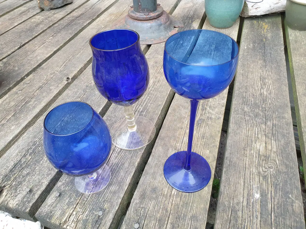 Billede 3 - Blå glas