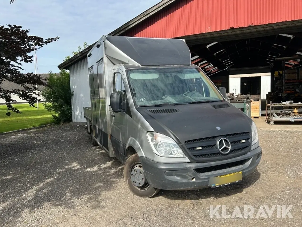 Billede 2 - Lastbil m kran Mercedes Sprinter