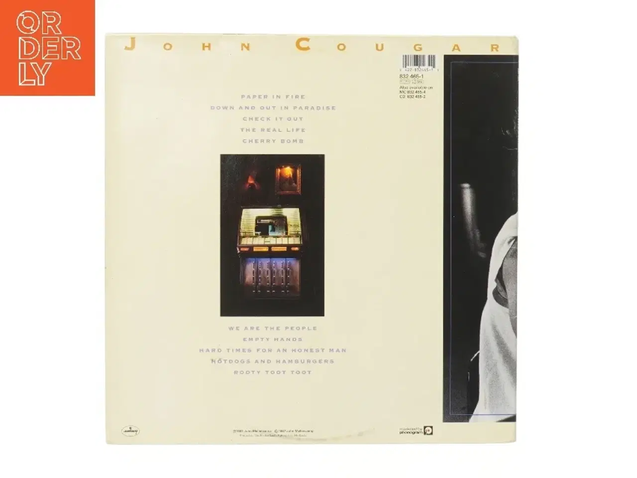 Billede 3 - John Mellencamp - The Lonesome Jubilee LP fra Merkus