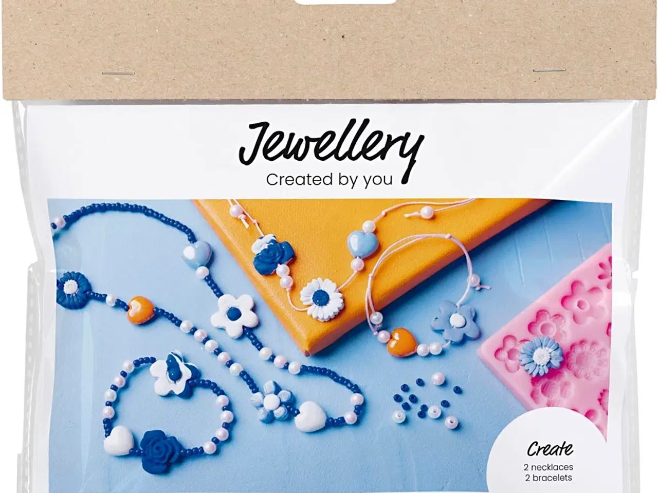 Billede 1 - Mini DIY Smykkesæt med Blomster - Kreativitet for Børn