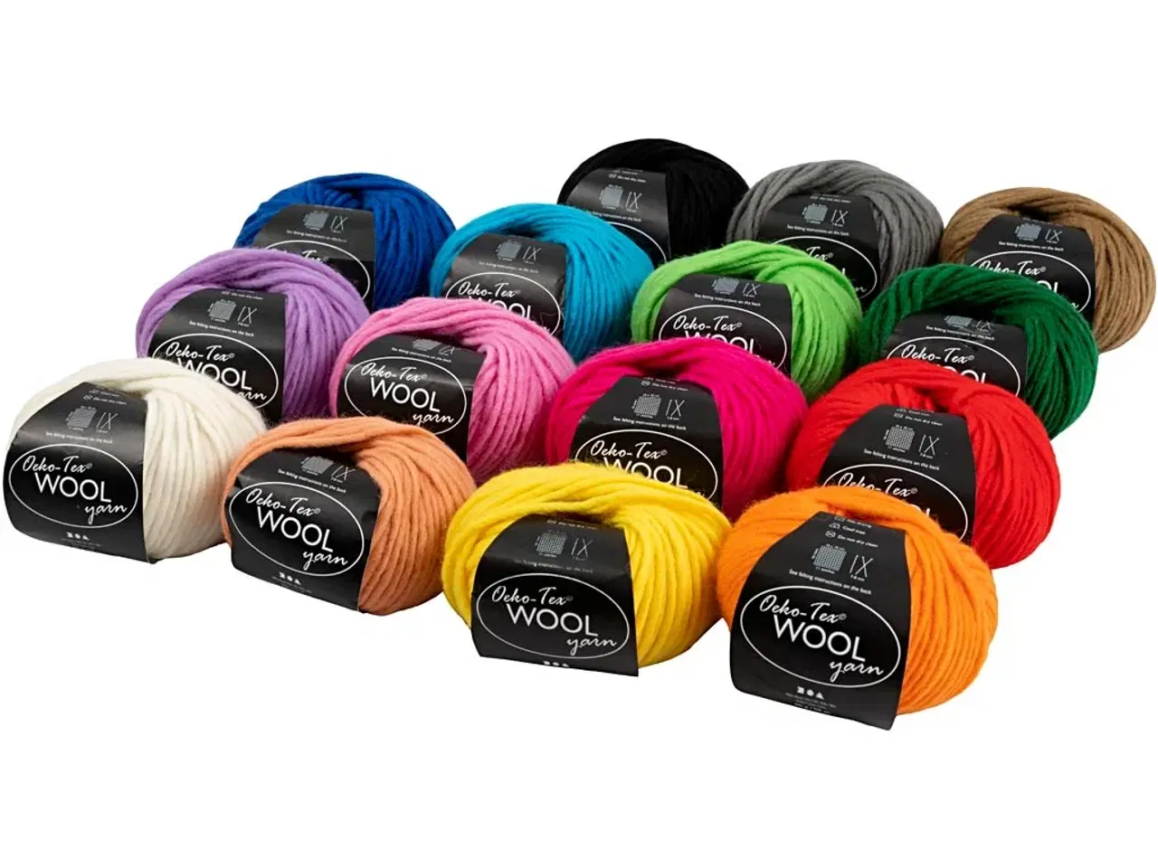 Billede 1 - Uldgarn, L: 50 M, 15x50g/ 1 ngl.