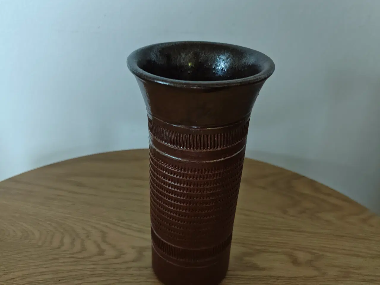 Billede 3 - Flot brun vintage keramik vase