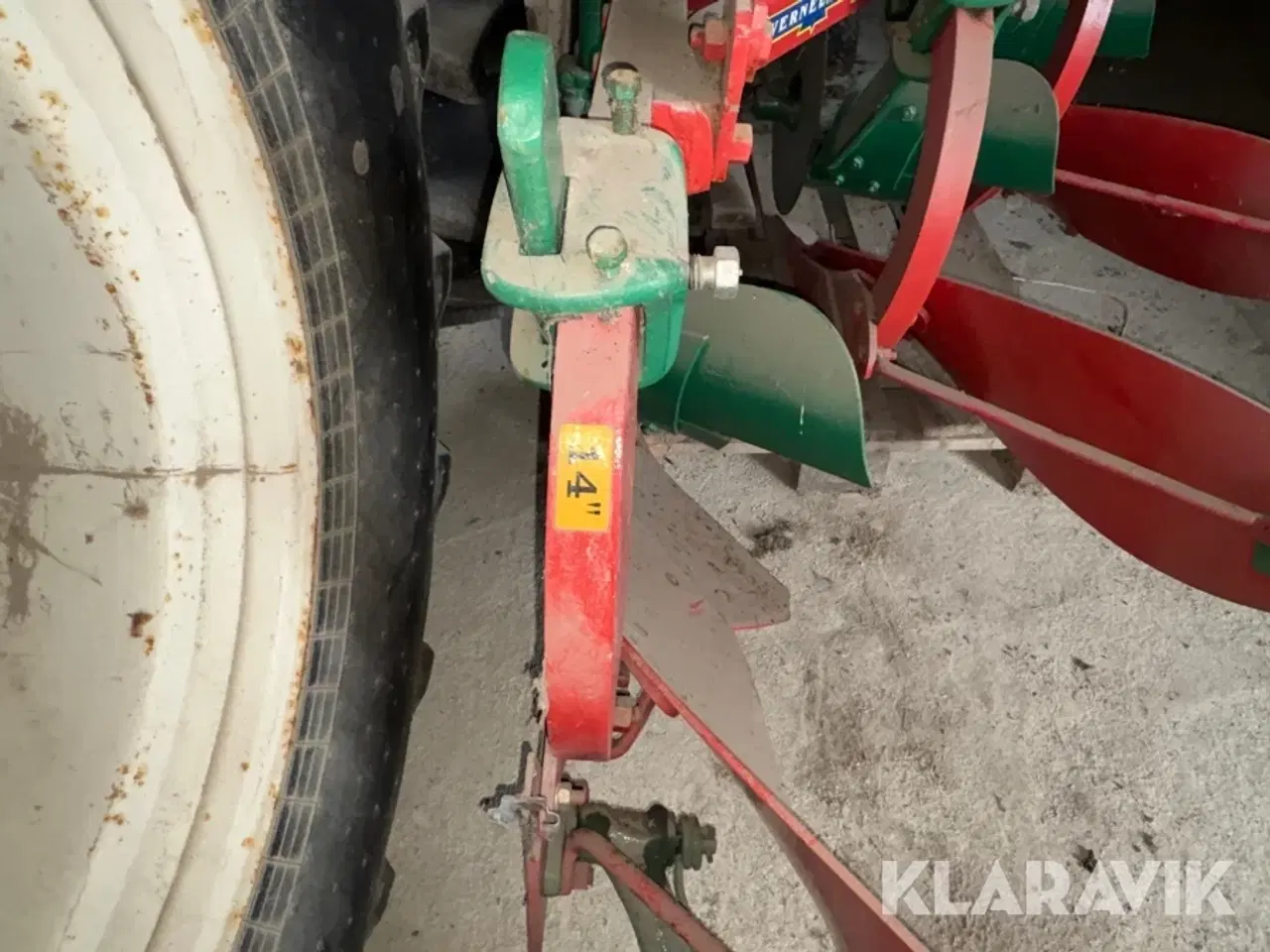 Billede 7 - Veteranplov Kverneland MA 3-furet med rulleskær og forplov