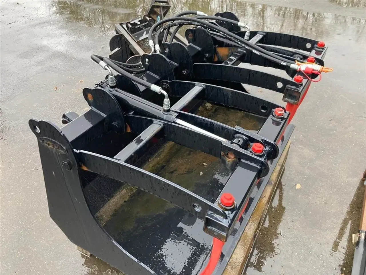 Billede 3 - MO 140 cm Siloklo 2 delt overfaldsgreb monteret med euroophæng