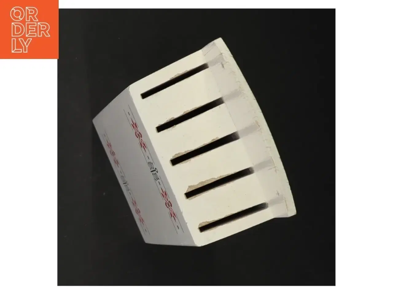 Billede 2 - Vintage Træ knivblok (str. 28 x 10 x 5 cm)