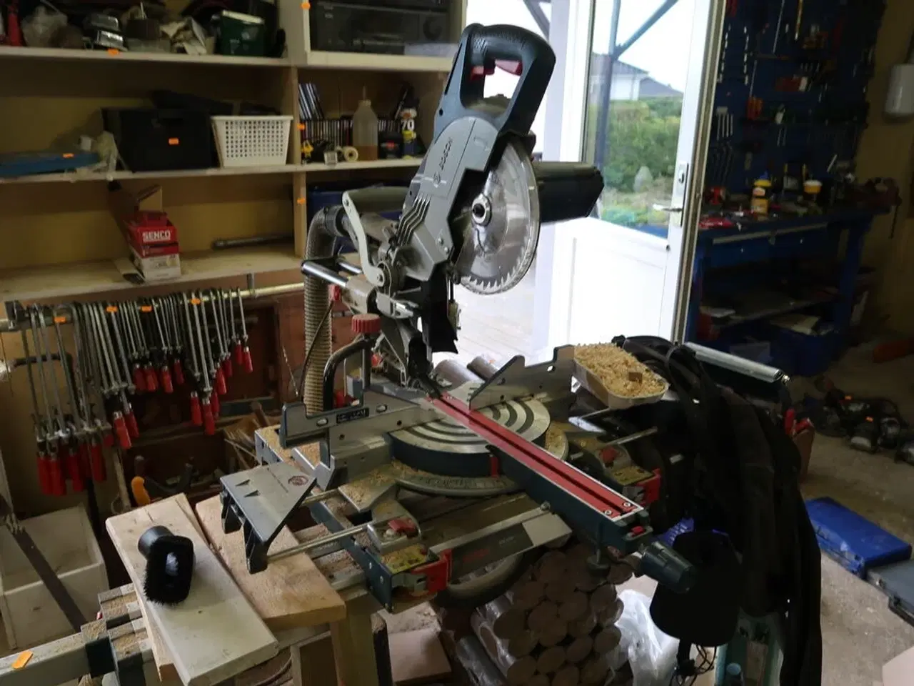 Billede 2 - Kap/geringssav BOSCH Professional GCM 8 SJL med stativ