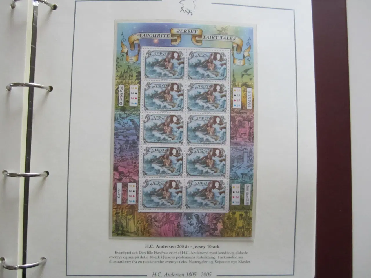 Billede 5 - H.C. Andersen 200 år  frimærke udgivelser