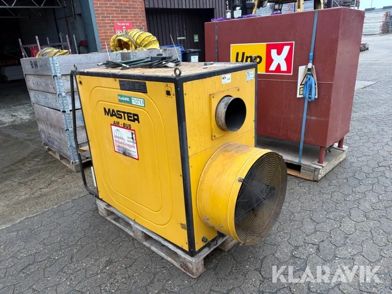 Billede 1 - Varme kanon Master AUR-BUS BV 740 FS - til diesel inklusiv tank