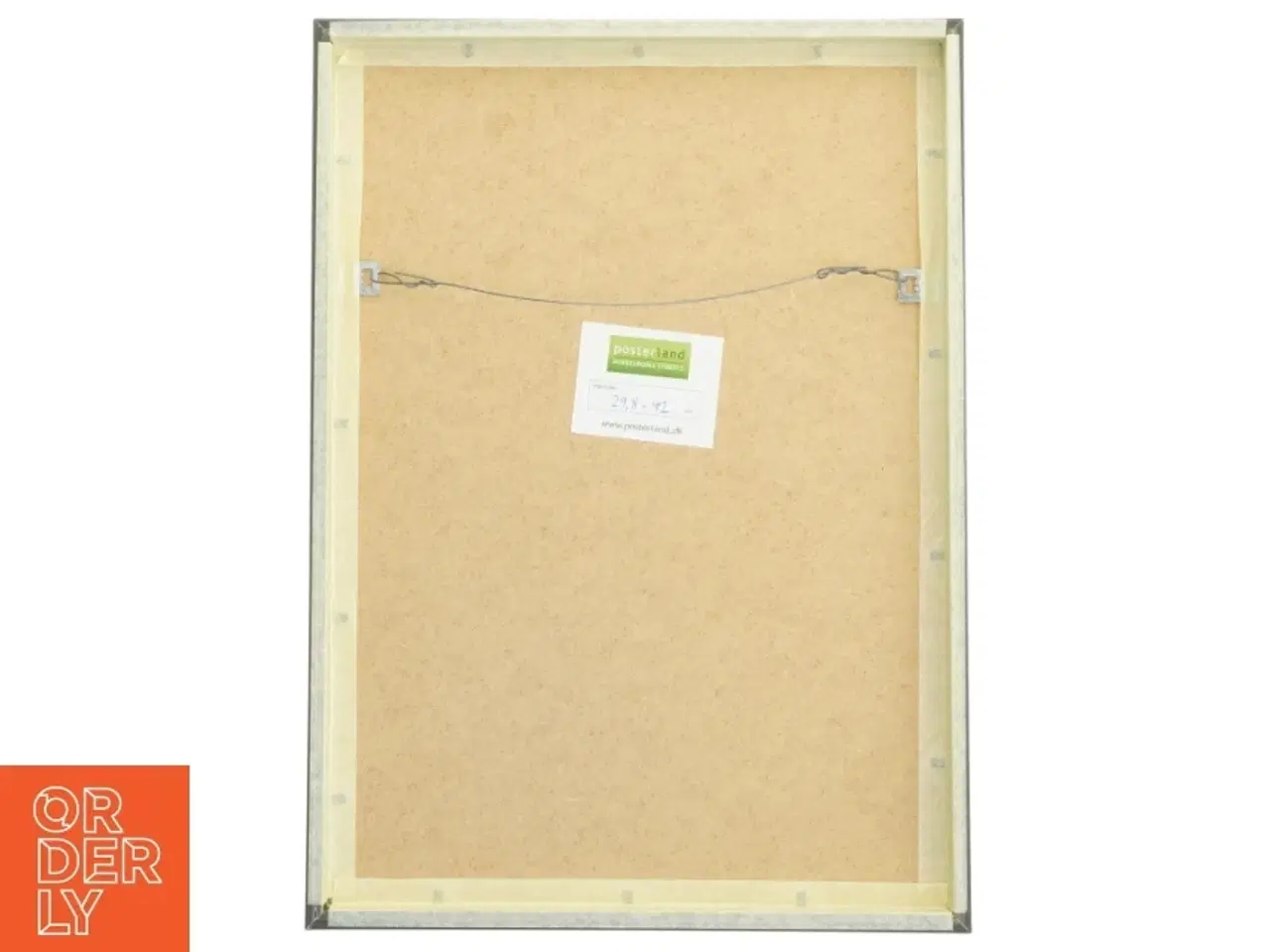 Billede 2 - Billede med ramme af træ (str. 29,8x42 cm)
