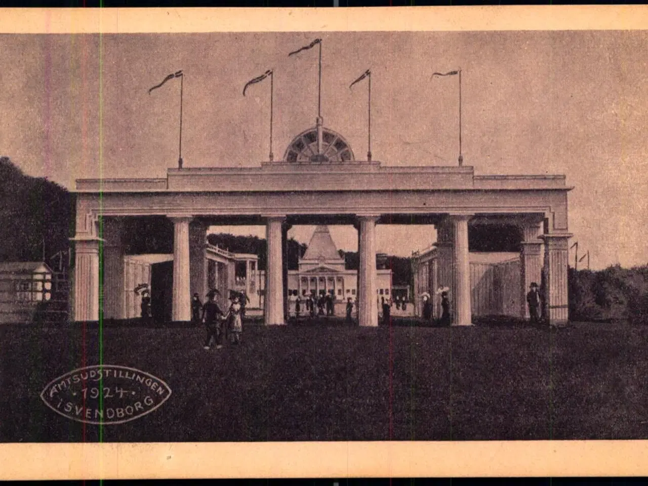 Billede 1 - Amtskredsudstilling i Svendborg 1924 - C. Rasmussens Kiosk u/n - Ubrugt