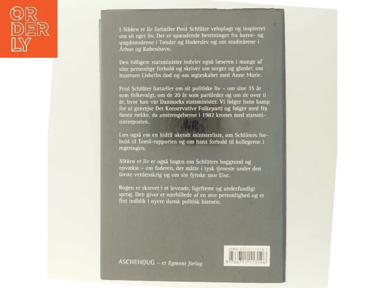 Billede 3 - Sikken et liv af Poul Schlüter (Bog)