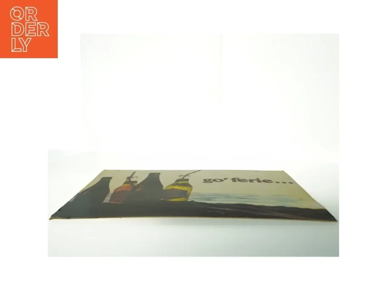 Billede 3 - Vintage Reklameplakat med ølflasker (str. 60x42 cm)