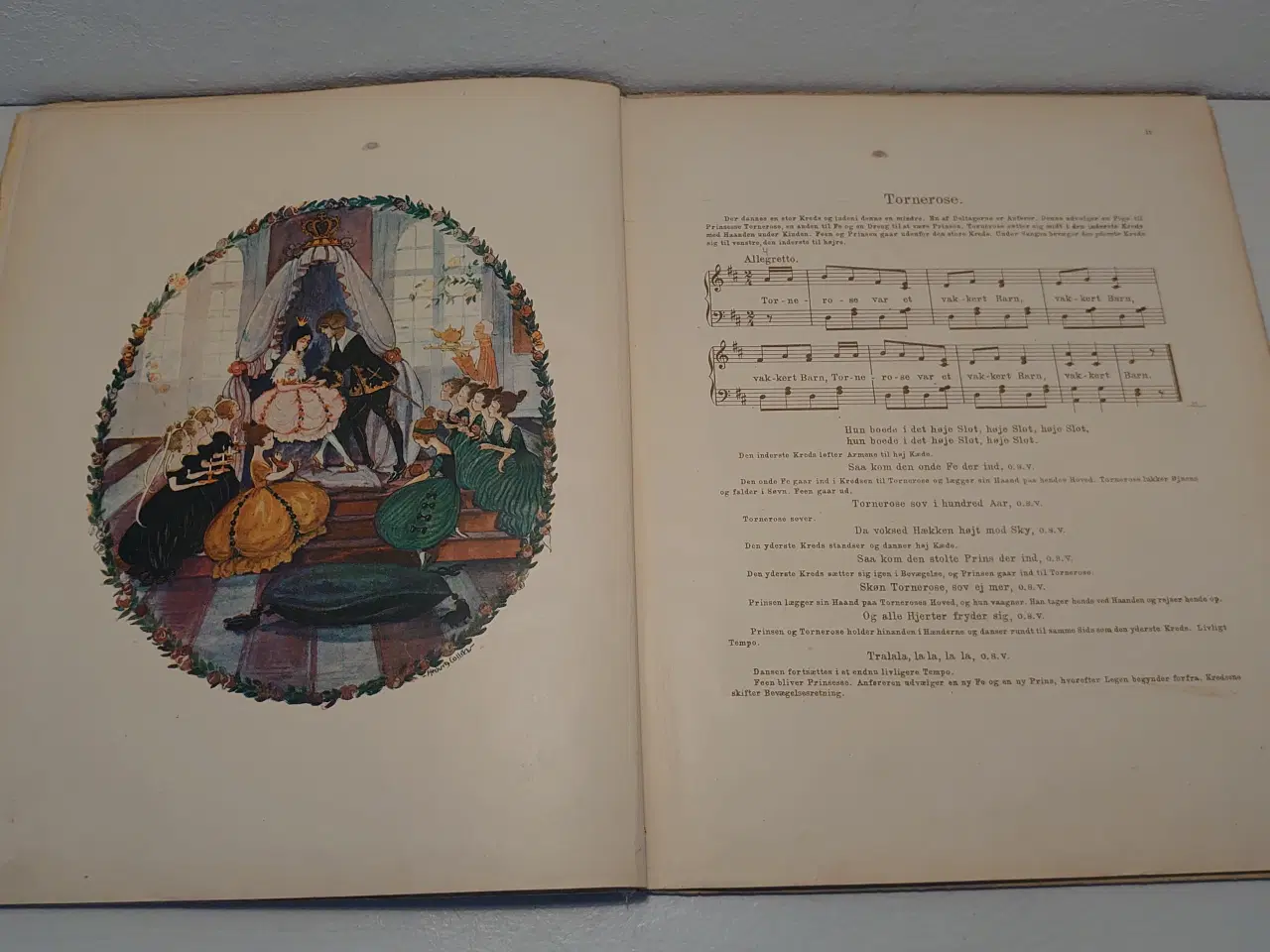 Billede 5 - Vore Børnesange 2.samling. ill. Louis Moe mfl.1919