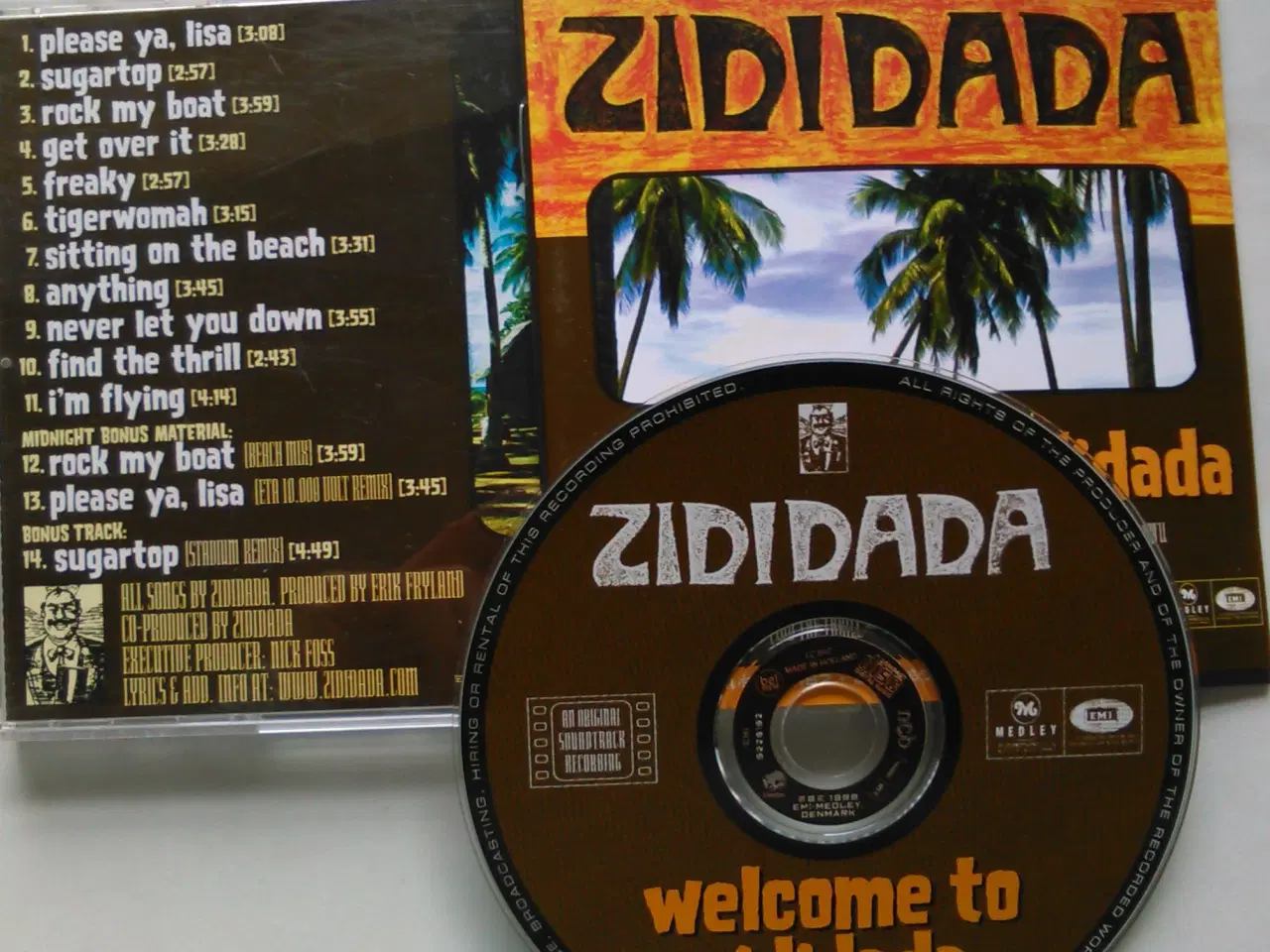 Billede 2 - Zididada: 2 CD'er stk. 25 kr.