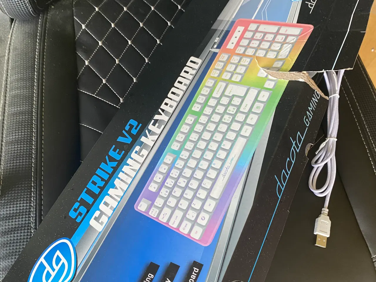 Billede 2 - Piranha gamingstol + Strike V2 tastatur & mus – ub