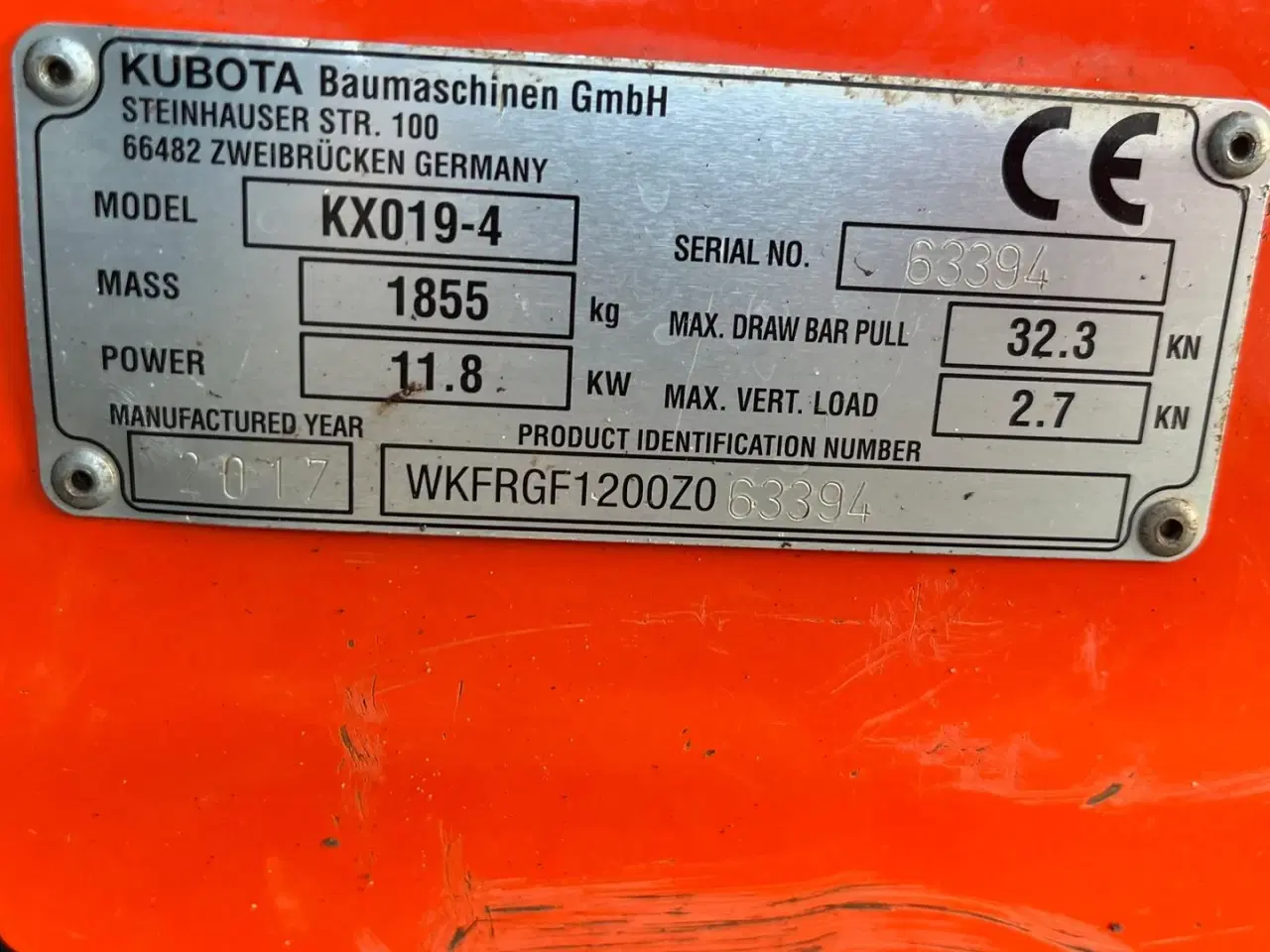Billede 9 - Kubota KX019-4 Tiltman med Hydraulisk skovl skifte