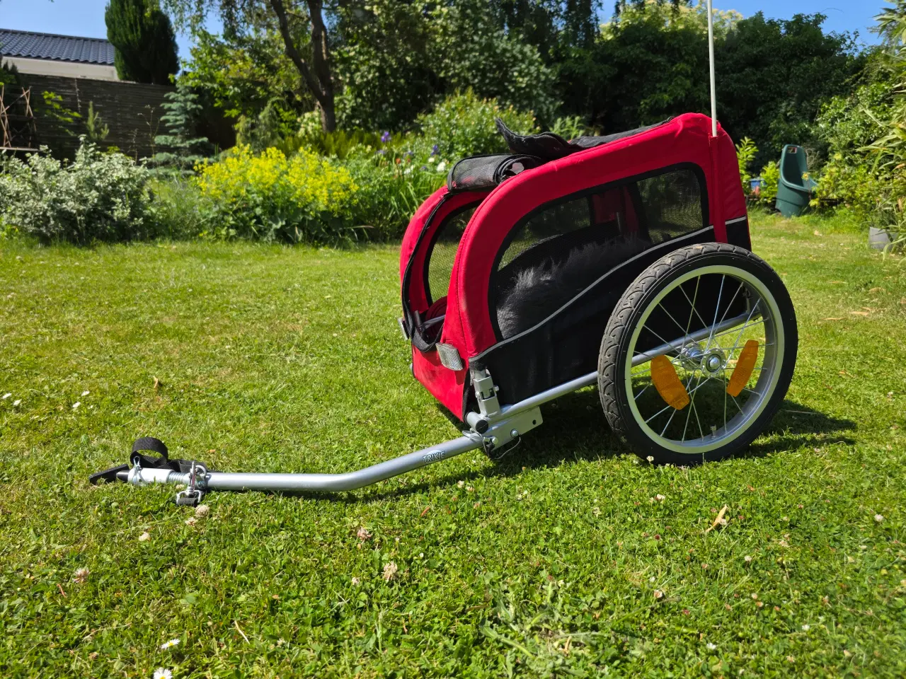 Billede 4 - Trixie Hunde cykeltrailer - Small 38 x 37 x 58 cm 