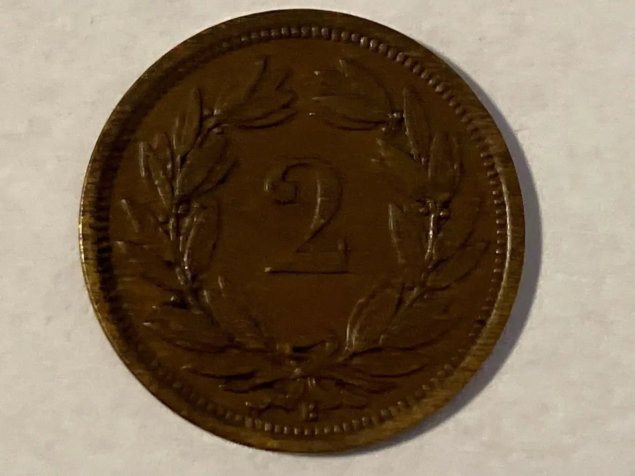 Billede 2 - 2 Rappen Switzerland 1883