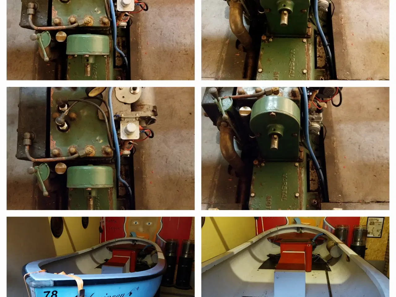 Billede 4 - Nysted jolle, 2 cyl marstal motor