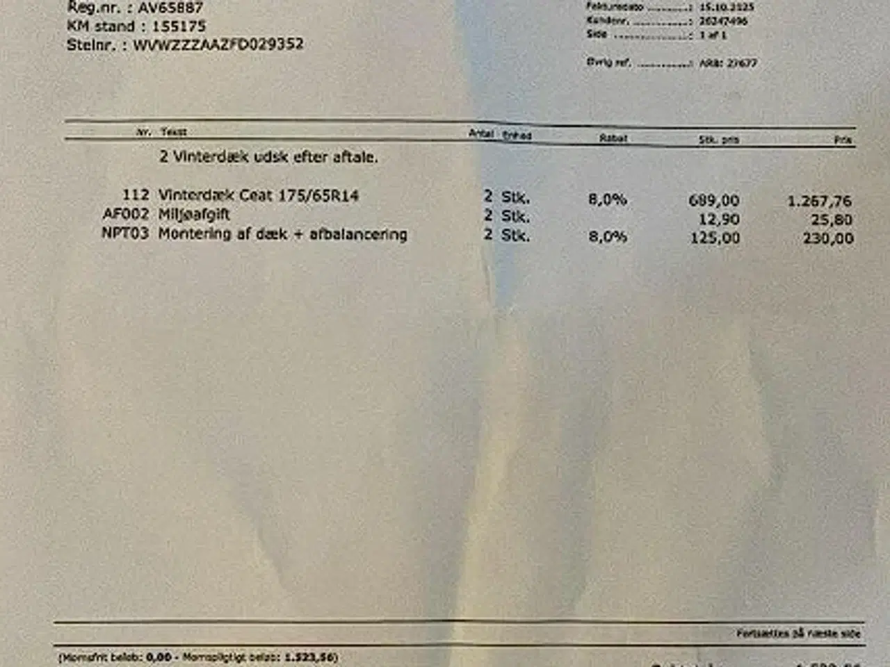 Billede 17 - Personbil VOLKSWAGEN Up! 1.0 Mpi Bmt 60 Hk 5 Dørs *MOMSFRI*