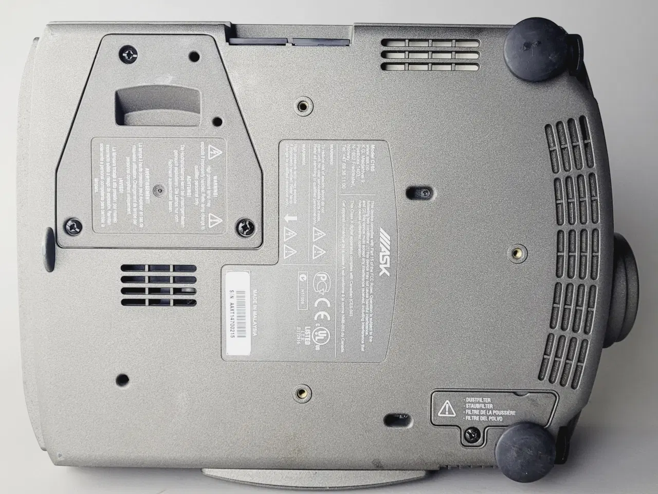 Billede 7 - ⭐️· ✨ ASK C105 XGA Projektor - 2000 ANSI Lumens