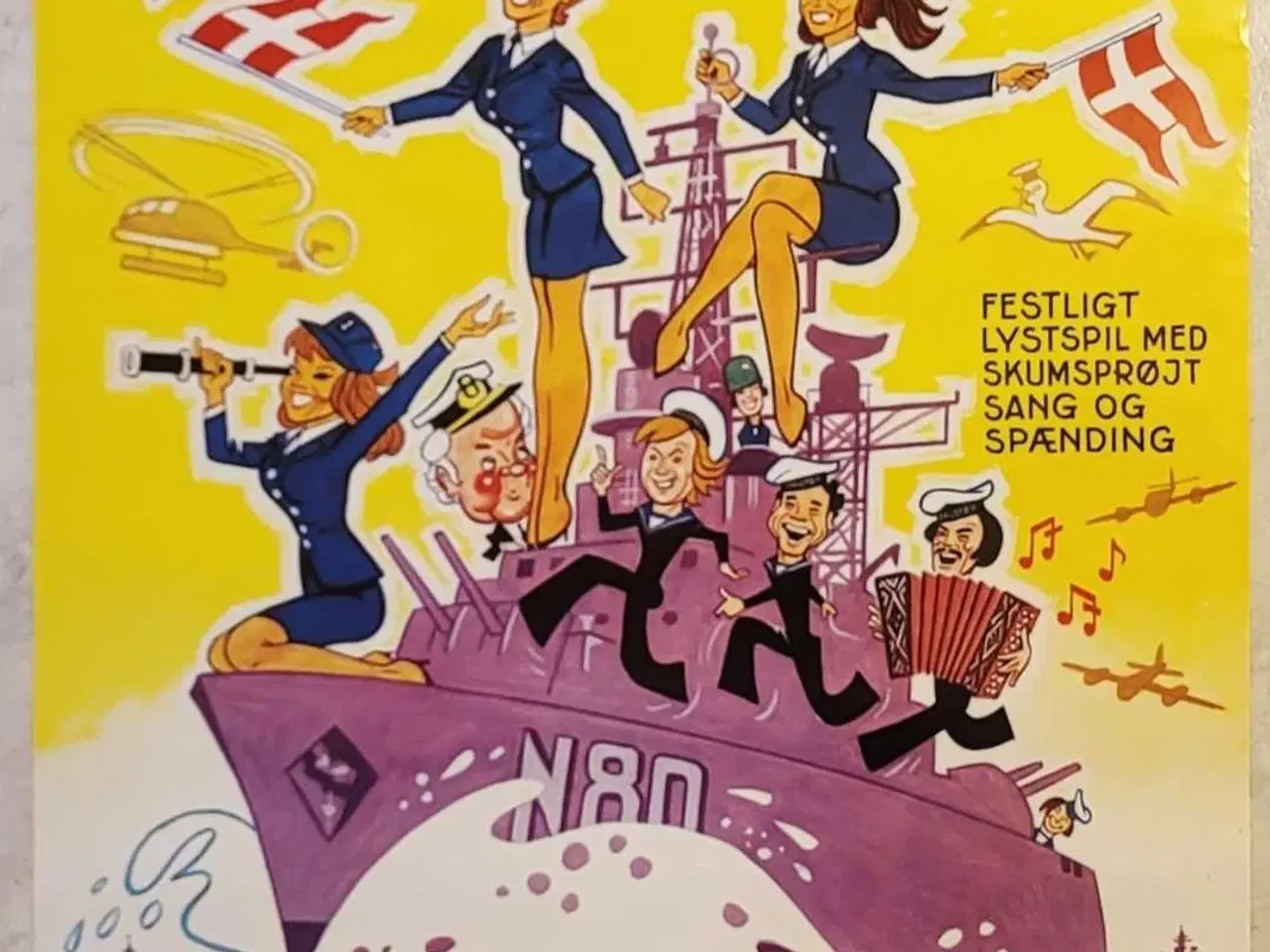 Billede 1 - Filmplakat - Piger til søs