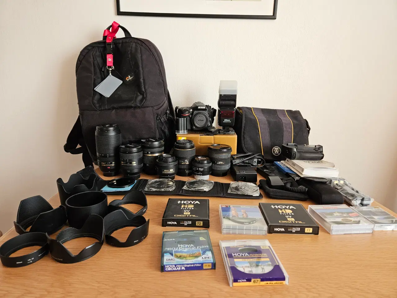 Billede 1 - Nikon D7200 Entusiast-sæt: 7 objektiver, SB-600 bl