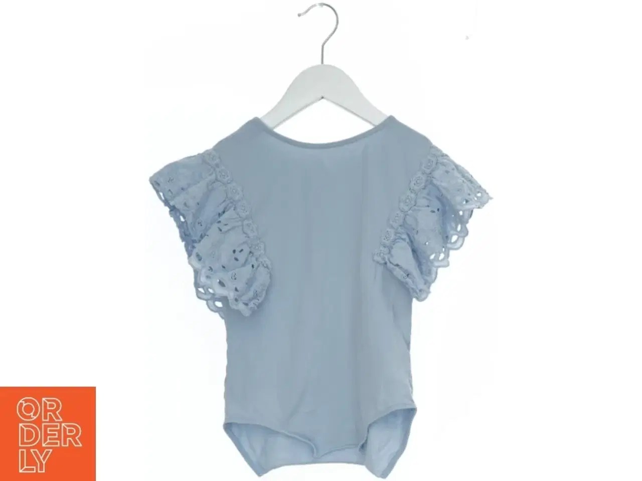 Billede 1 - Bluse med blonder ærmer fra Zara (str. 140)