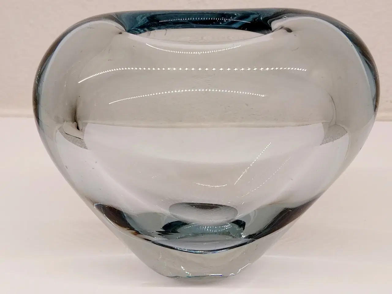 Billede 1 - Holmegaard Menuet Hjerte Glasvase