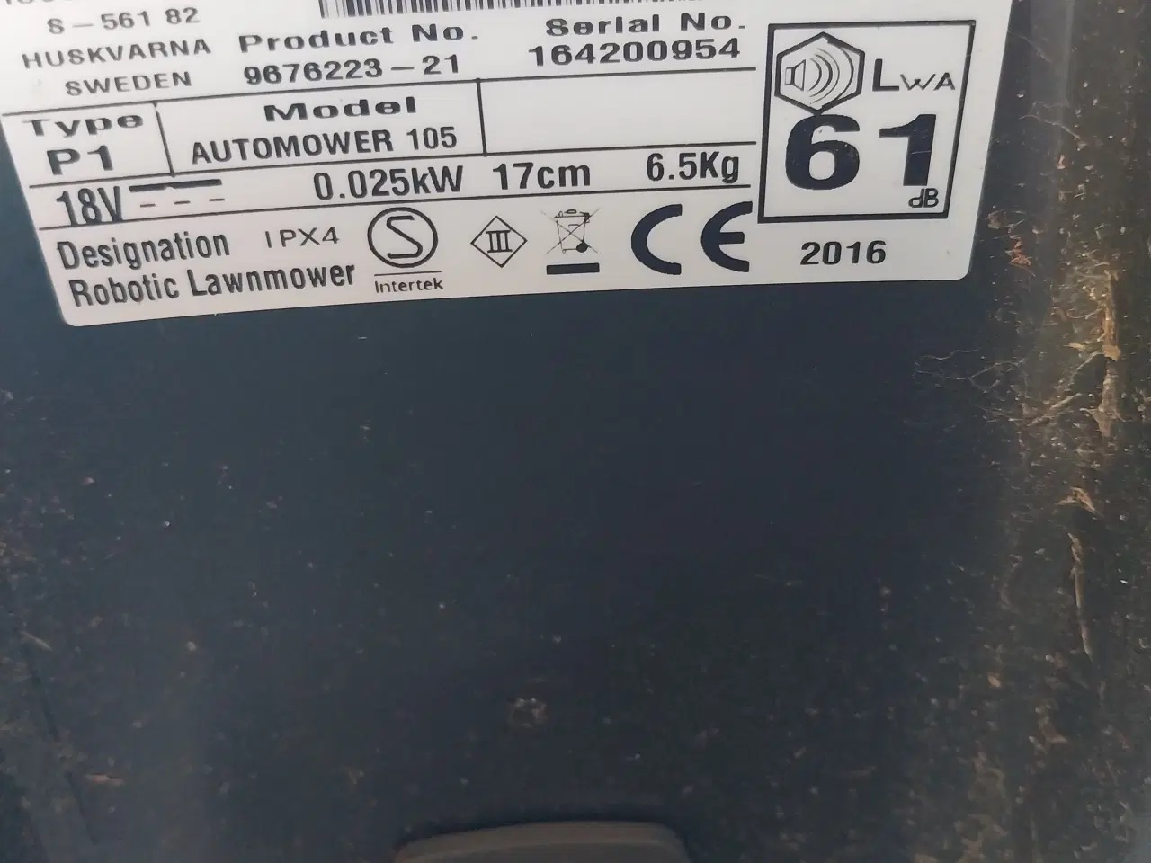 Billede 5 - Robot plæneklipper husqvarna 105