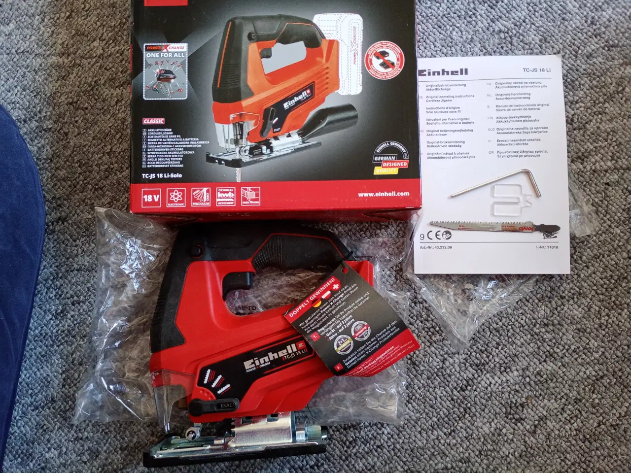 Billede 1 - Einhell stiksav sælges - brugt 1 gang.