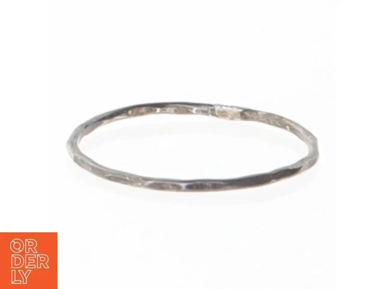 Billede 2 - Bølget fingerring i sølv (str. 56 mm)