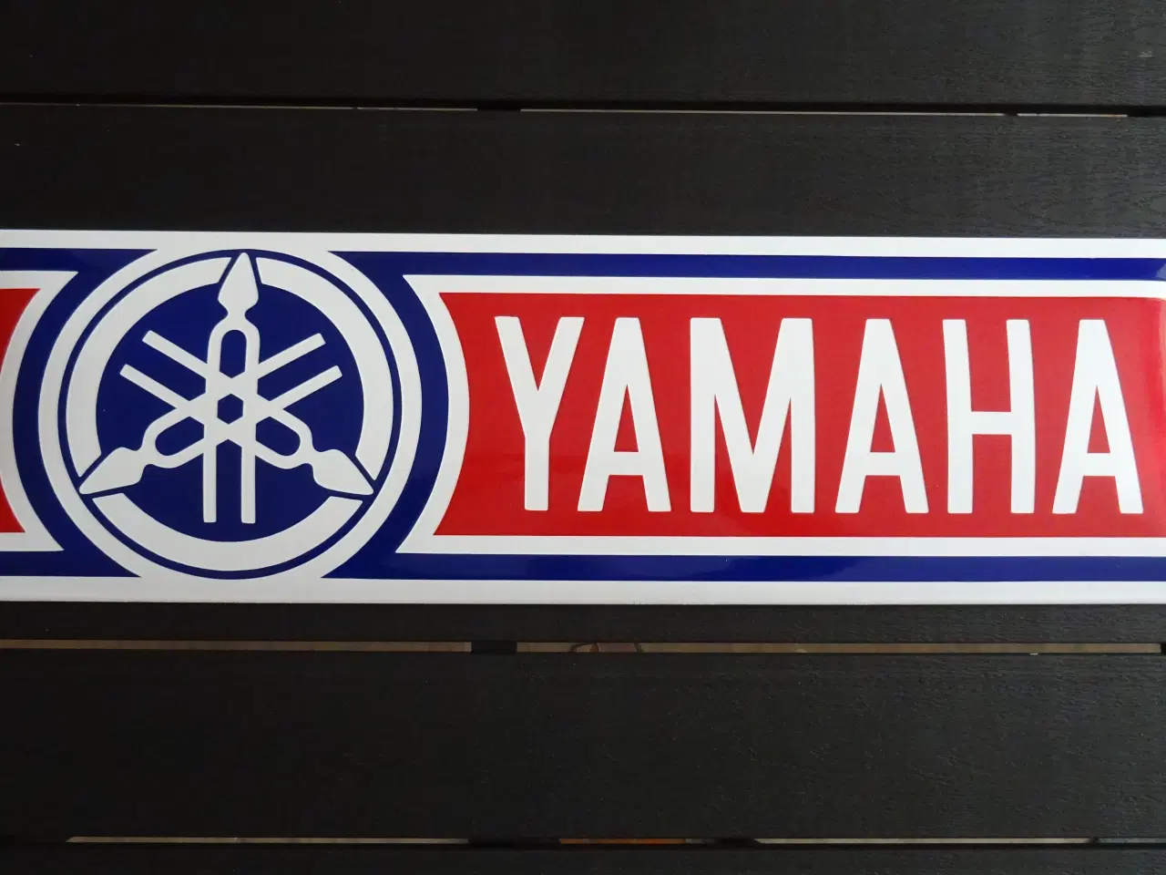 Billede 1 - Yamaha buet emaljeskilt  nyt