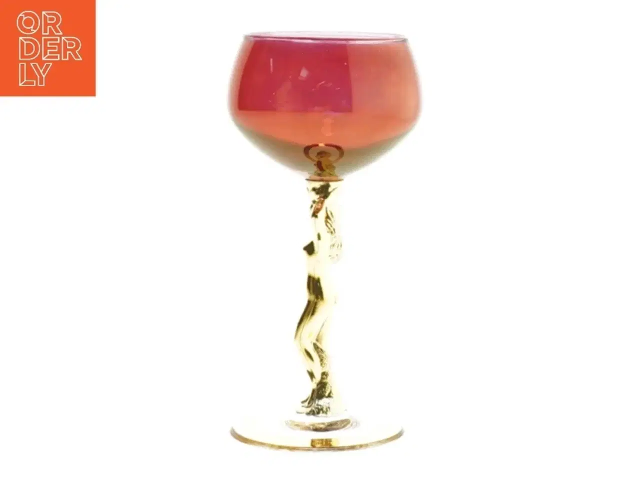 Billede 2 - Dekorativt vinglas (str. 16 cm)