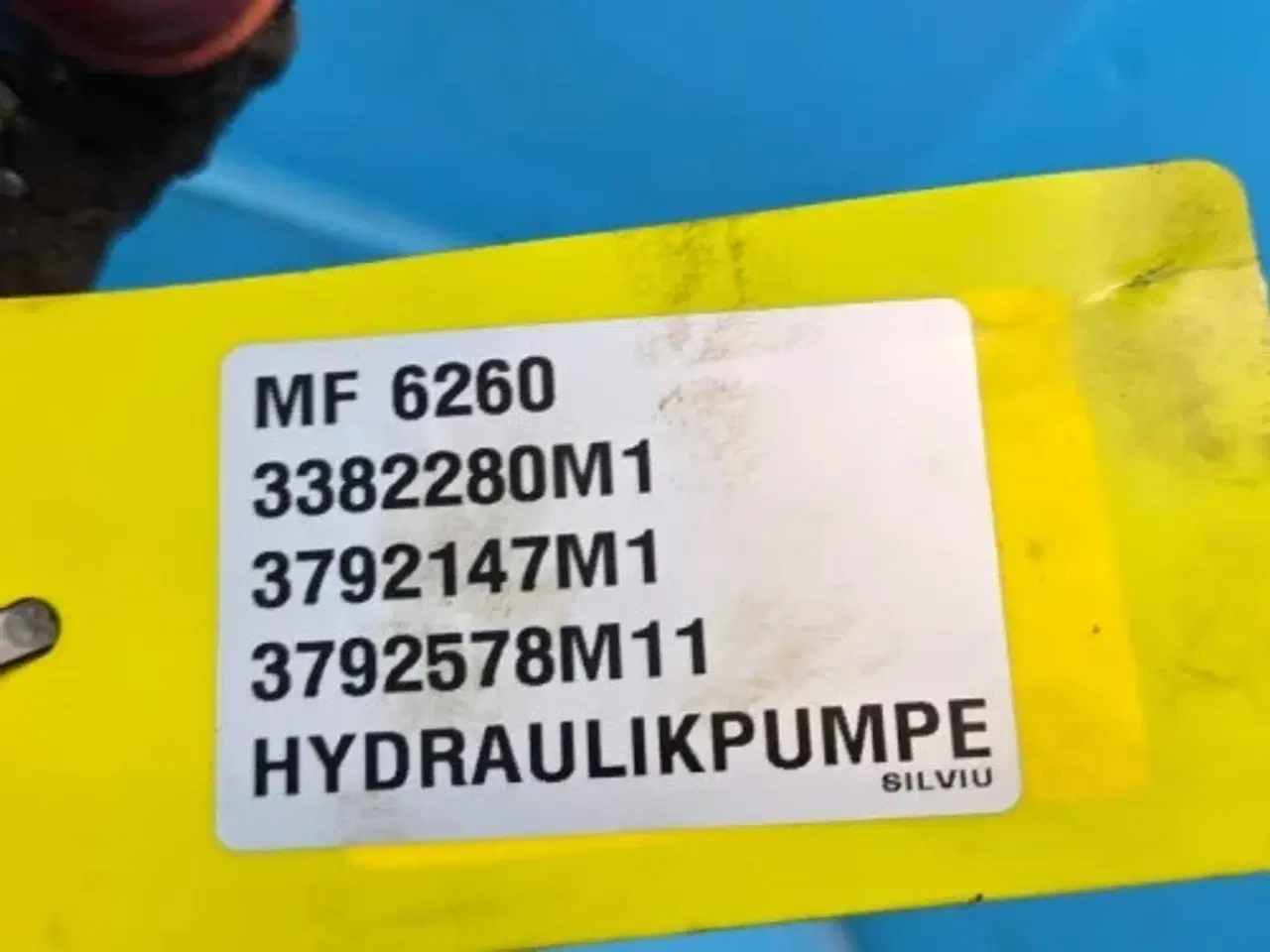 Billede 20 - Massey Ferguson 6260 Hydraulikpumpe 3382280M1