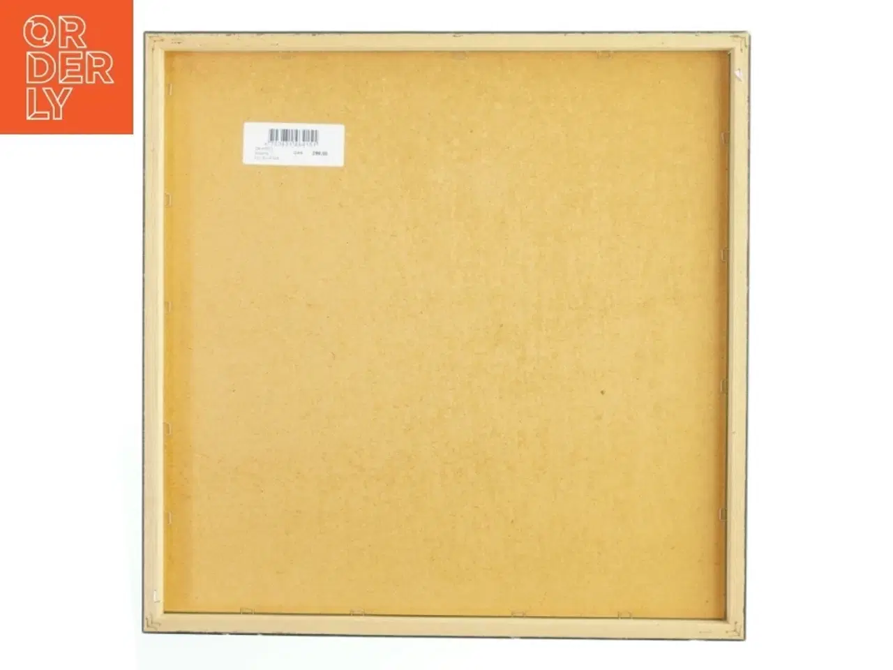 Billede 2 - Indrammet billede af caféscene (str. 43x43 cm)