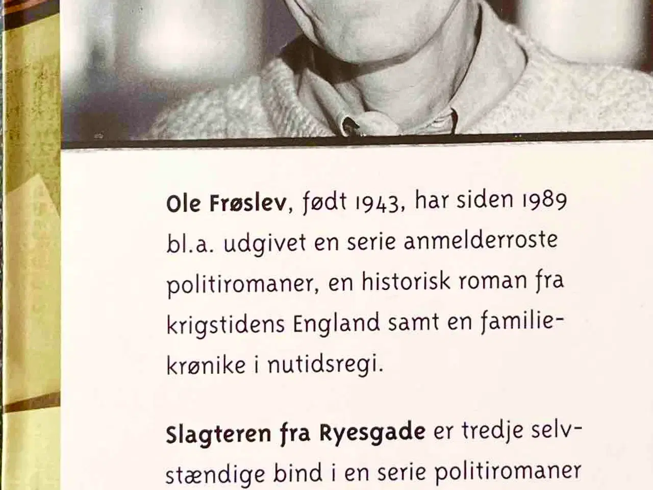 Billede 2 - Slagteren fra Ryesgade - Ole Frøslev