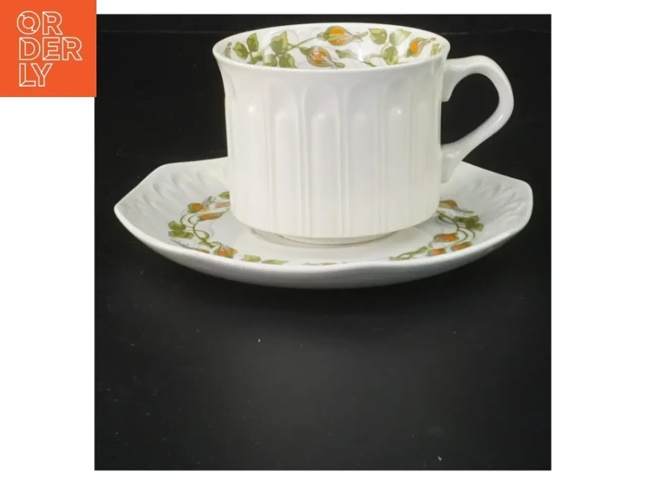 Billede 1 - Kaffekopper med underkopper fra Pontesa (str. Ø. 15 cm. 2 styk)