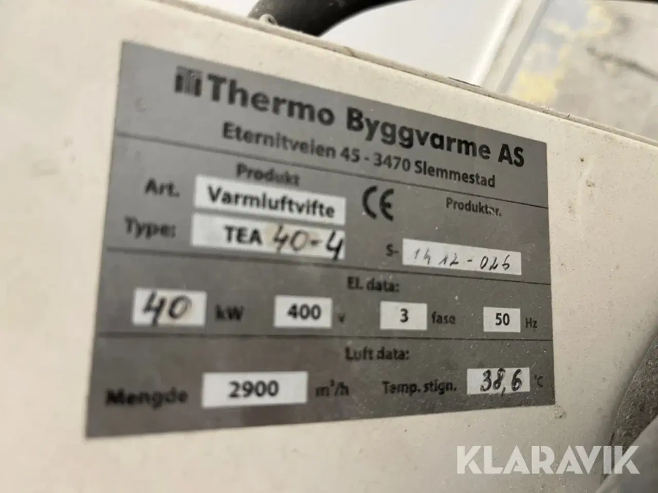 Billede 8 - Varmeblæsere Karo/Thermo/Trotec 9/40/30kw 3styk