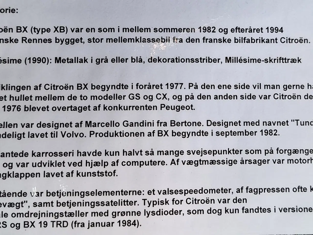 Billede 12 - Citroën BX 1991